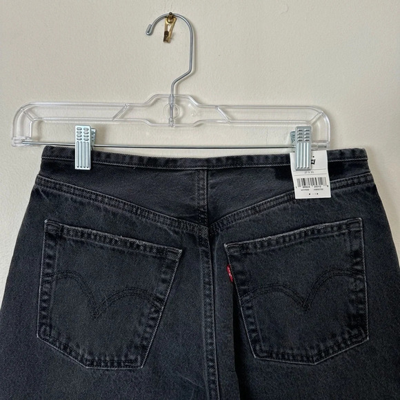 Levi Black 27x30 Women's Jeans Buttonless - Picture 5 of 5